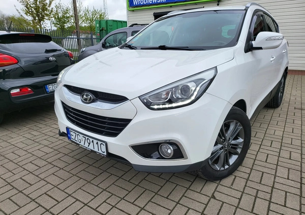 Hyundai ix35 cena 44900 przebieg: 222800, rok produkcji 2014 z Trzcińsko-Zdrój małe 232